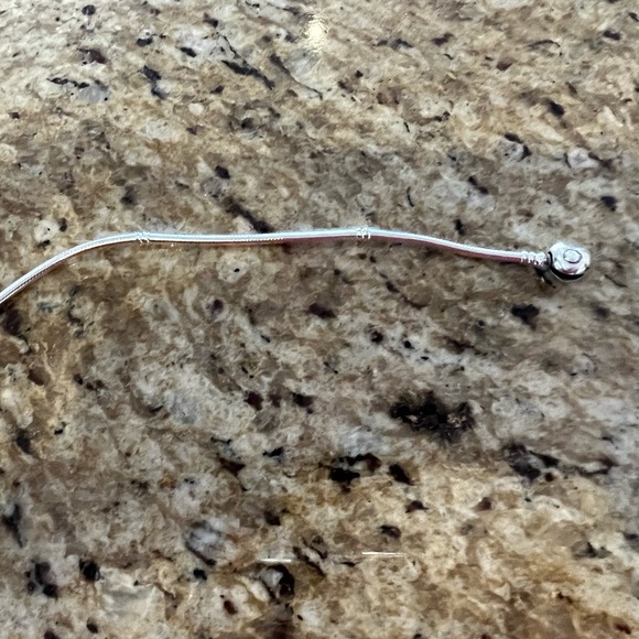 Pandora Daisy Flower - Clasp Snake Chain Bracelet - Picture 6 of 8